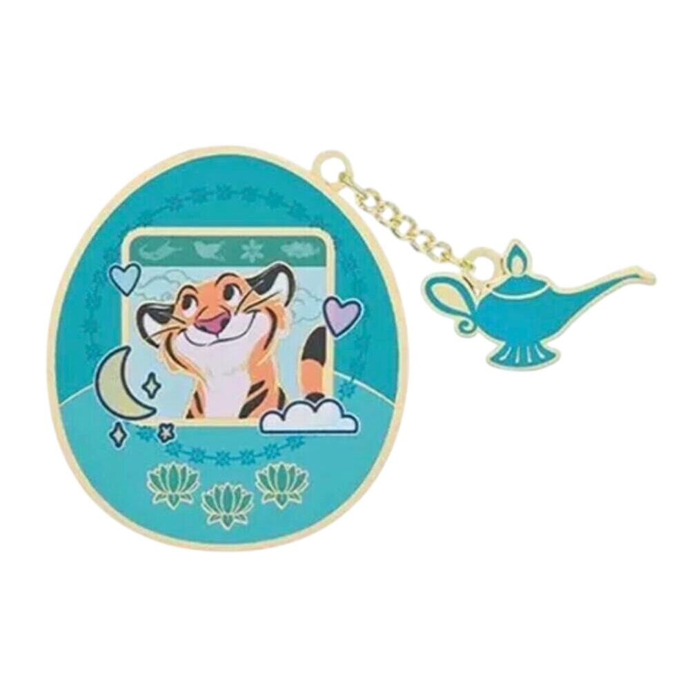 Disney Princess Sidekicks Gaming Blind Box Enamel Pin Jasmine and rajah Aladdin